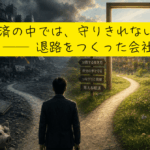 「同じ経済の中では、守りきれない」── 退路をつくった会社員の話